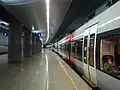 A southbound S7 train