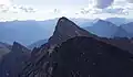 Wind Mountain seen from Mount Lougheed