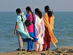 South Indian Women in Punjabi suits