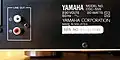 RCA stereo output on a CD player