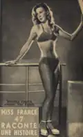 Miss Côte d'Azur 1946 and Miss France 1947 Yvonne Viseux