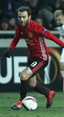 Juan Mata made 285 appearances for Manchester United.