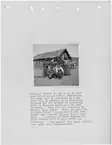 Photograph with text of group of Native Americans on land that will be submerged by a dam near Millerton and Friant... - NARA - 296302