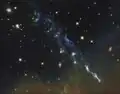 Image 67Herbig–Haro object HH 110 ejects gas through interstellar space. (from Interstellar medium)
