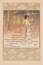George Auriol, Trembling Woods (Bois Frissonants), 1893, colour lithograph