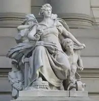 Sculpture of America by Daniel Chester French