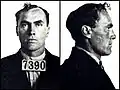 Carl Panzram's under the alias Jeff Baldwin mugshot at the Oregon State Penitentiary 1915